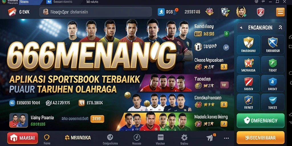 Tampilan menarik dan fitur lengkap dari gameplay Sportsbook.