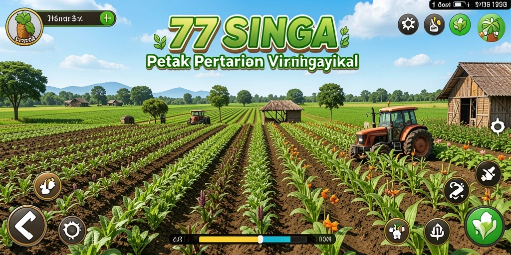Tampilan gameplay 77SINGA yang penuh warna dan menarik.