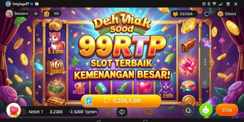 Tampilan gameplay 99RTP yang menawarkan keseruan slot.