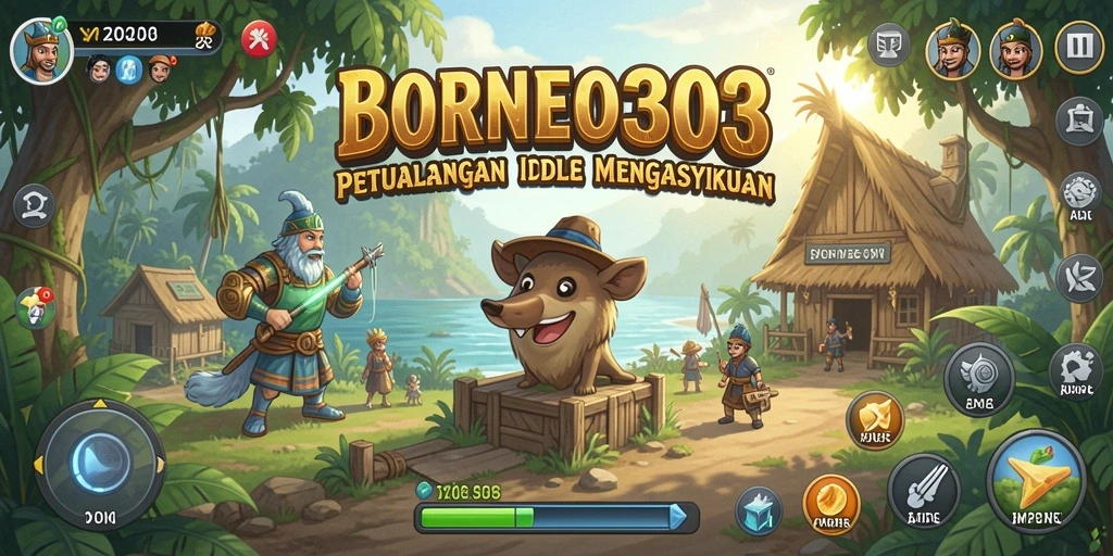 Gambar gameplay <strong>BORNEO303</strong> menunjukkan strategi dan pengalaman bermain yang menarik.