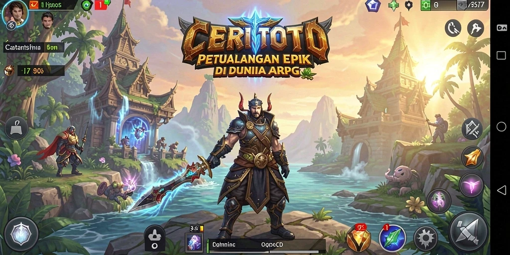 Gameplay seru di dunia fantasi CERITOTO.