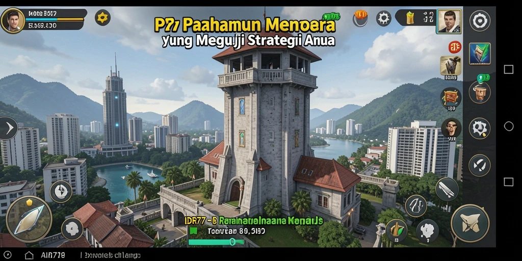Tangkapan layar gameplay IDR77 yang menunjukkan aksi menara pertahanan yang mendebarkan.