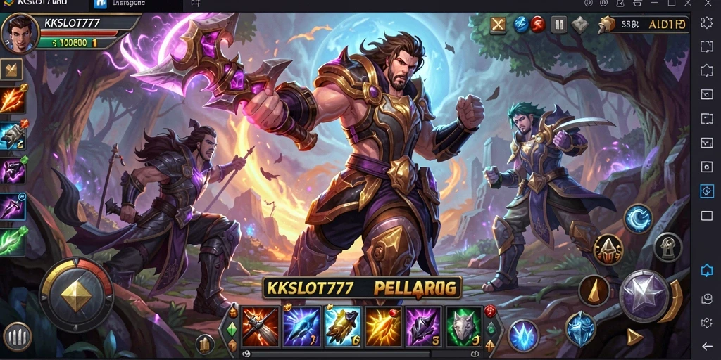 Tampilan gameplay KKSLOT777 yang menakjubkan dan penuh aksi.