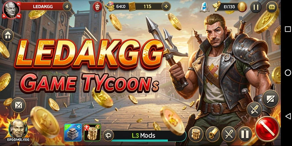 Tampilan gameplay LEDAKGG yang memukau dan interaktif.