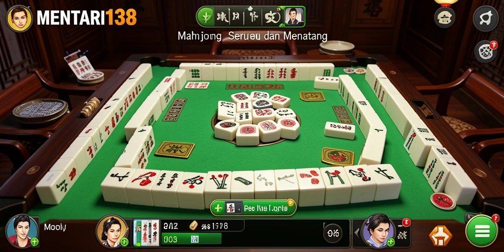 Screenshot gameplay MENTARI138 menampilkan tantangan Mahjong yang menarik.