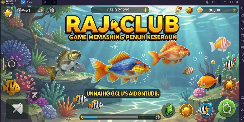 Tangkapan ikan besar dalam gameplay RAJACLUB yang mendebarkan.