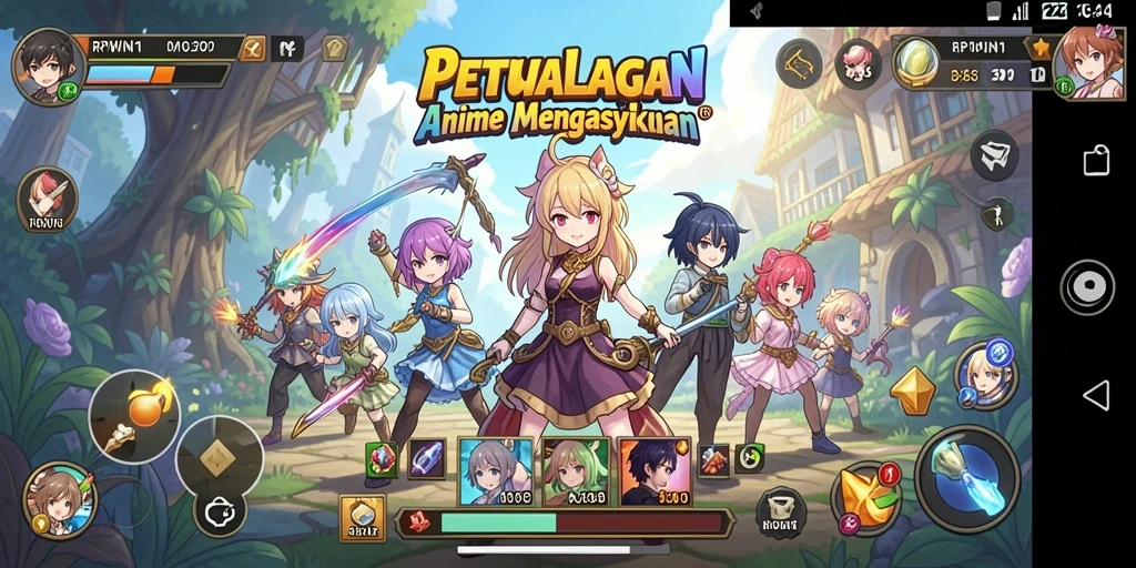 Tampilan menawan dari gameplay RPWIN1 yang seru.