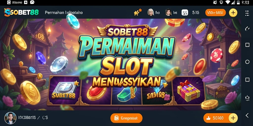 Tampilan gameplay seru dan menarik dari SOBET88.