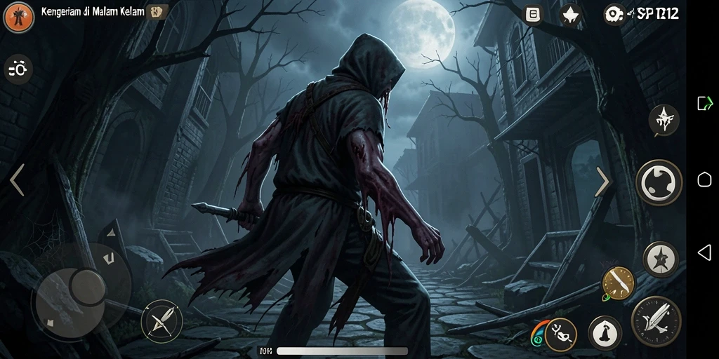 Tampilan menakutkan dalam gameplay SP212 yang penuh ketegangan.